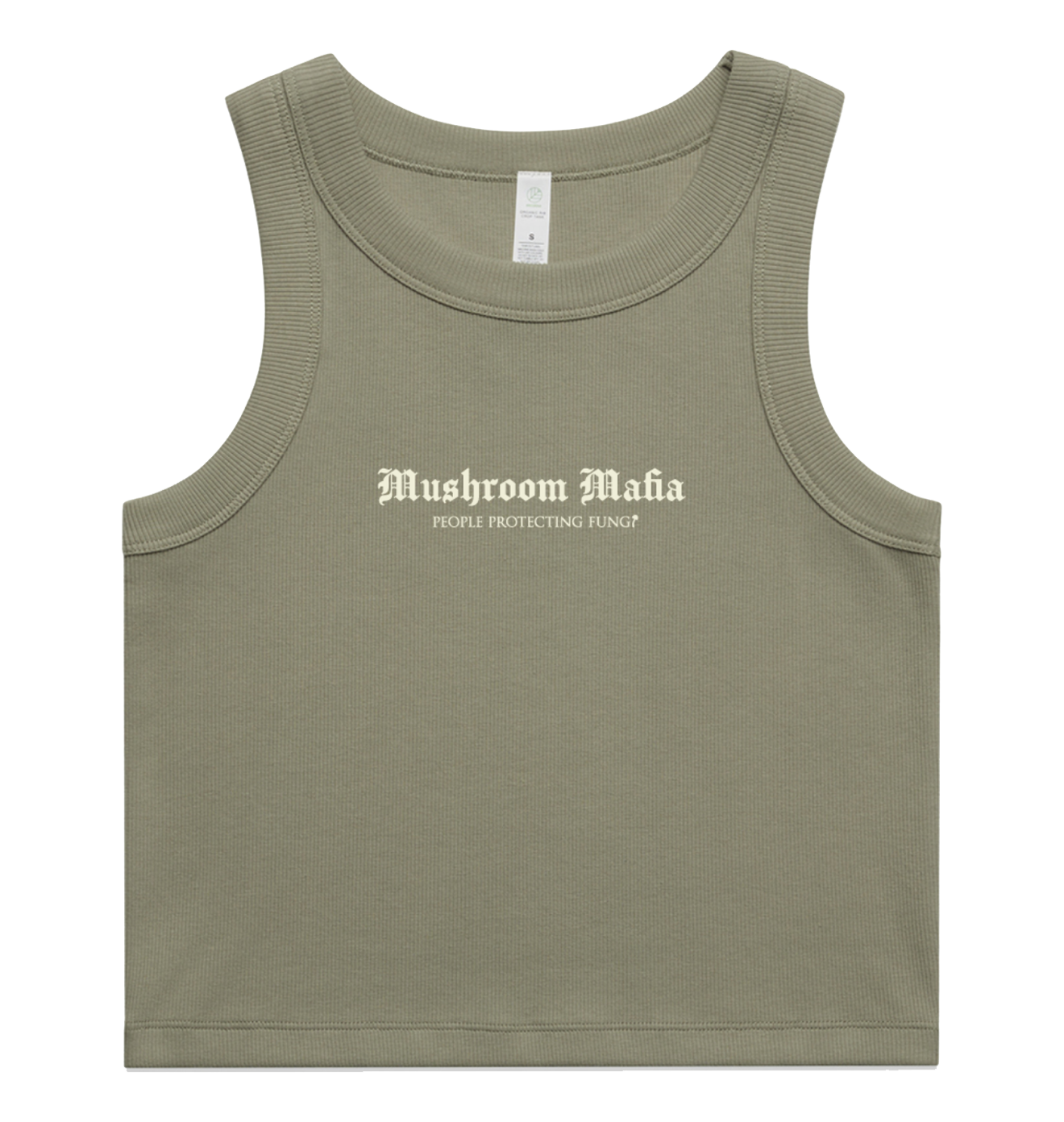 Mushroom Mafia Cropped Tank